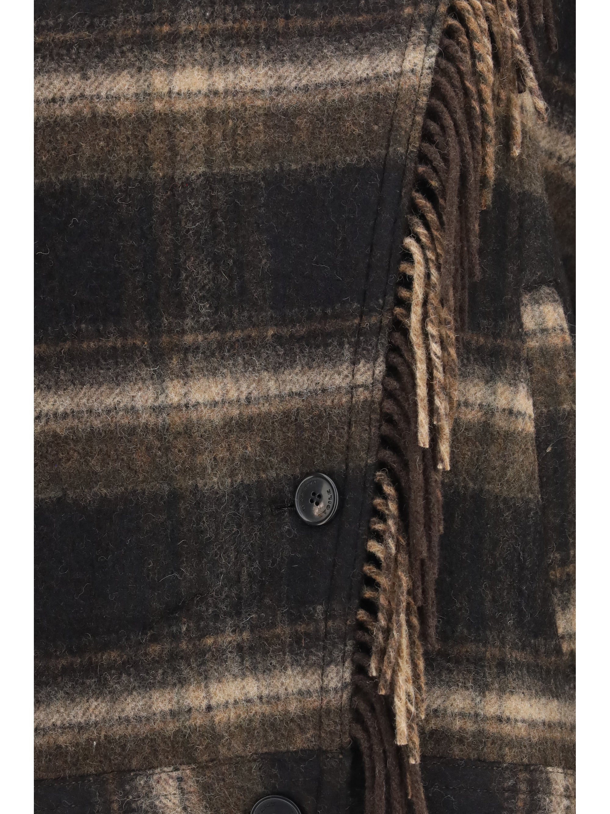 galeane wool-blend short coat