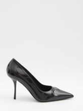 ALAIA 36 black patent pumps 