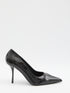 ALAIA 36 black patent pumps 