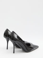 ALAIA 36 black patent pumps 