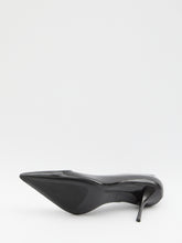 ALAIA 36 black patent pumps 