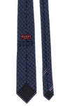 double g blue silk tie