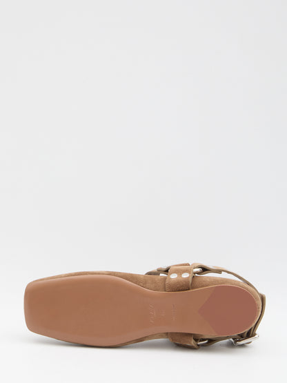 ALAIA 36 suede ballet flats 