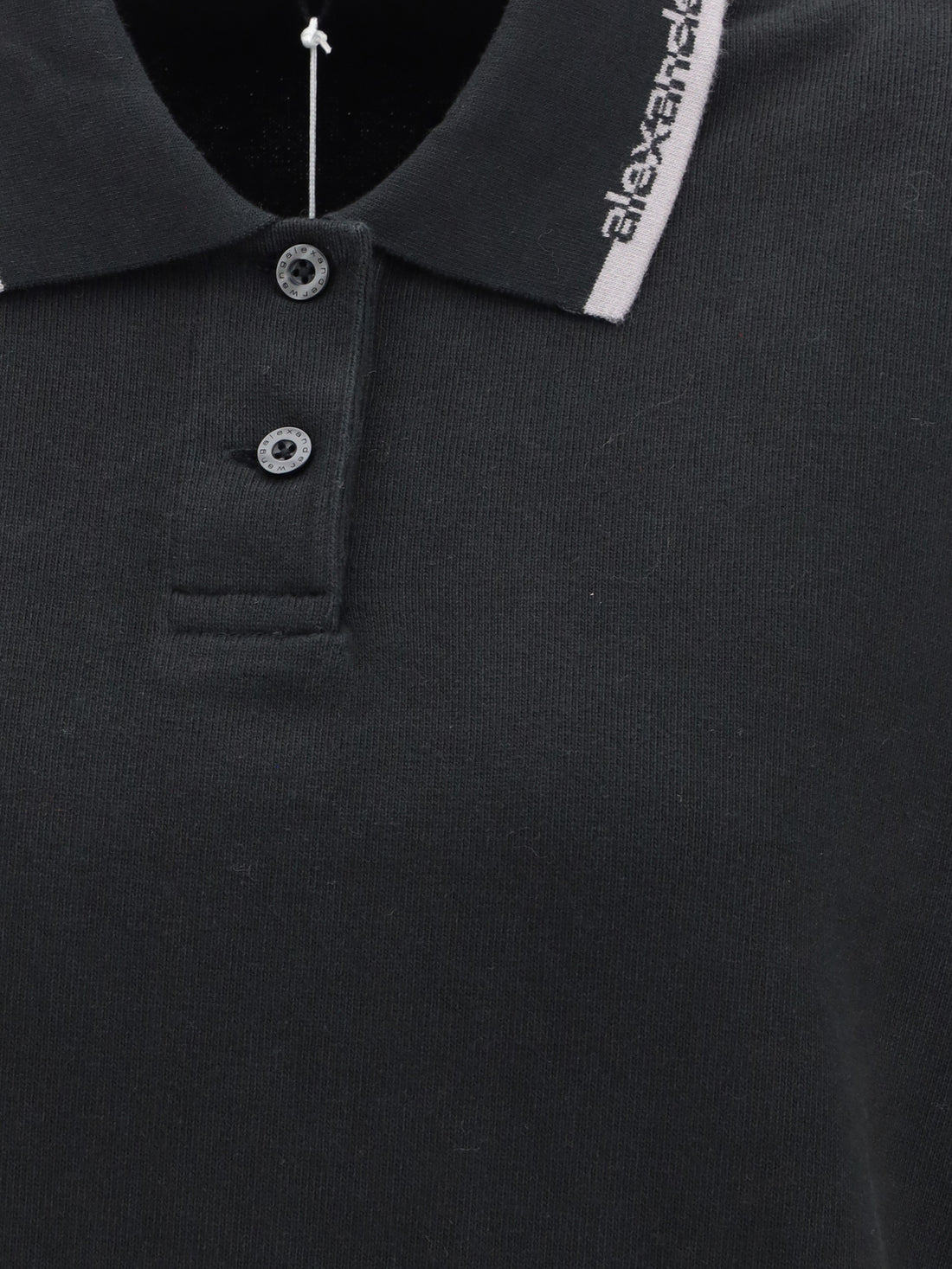 ALEXANDER WANG M cotton polo mini dress