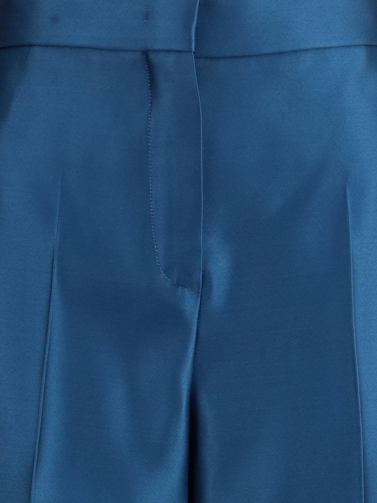 FENDI 40 duchesse silk trousers 