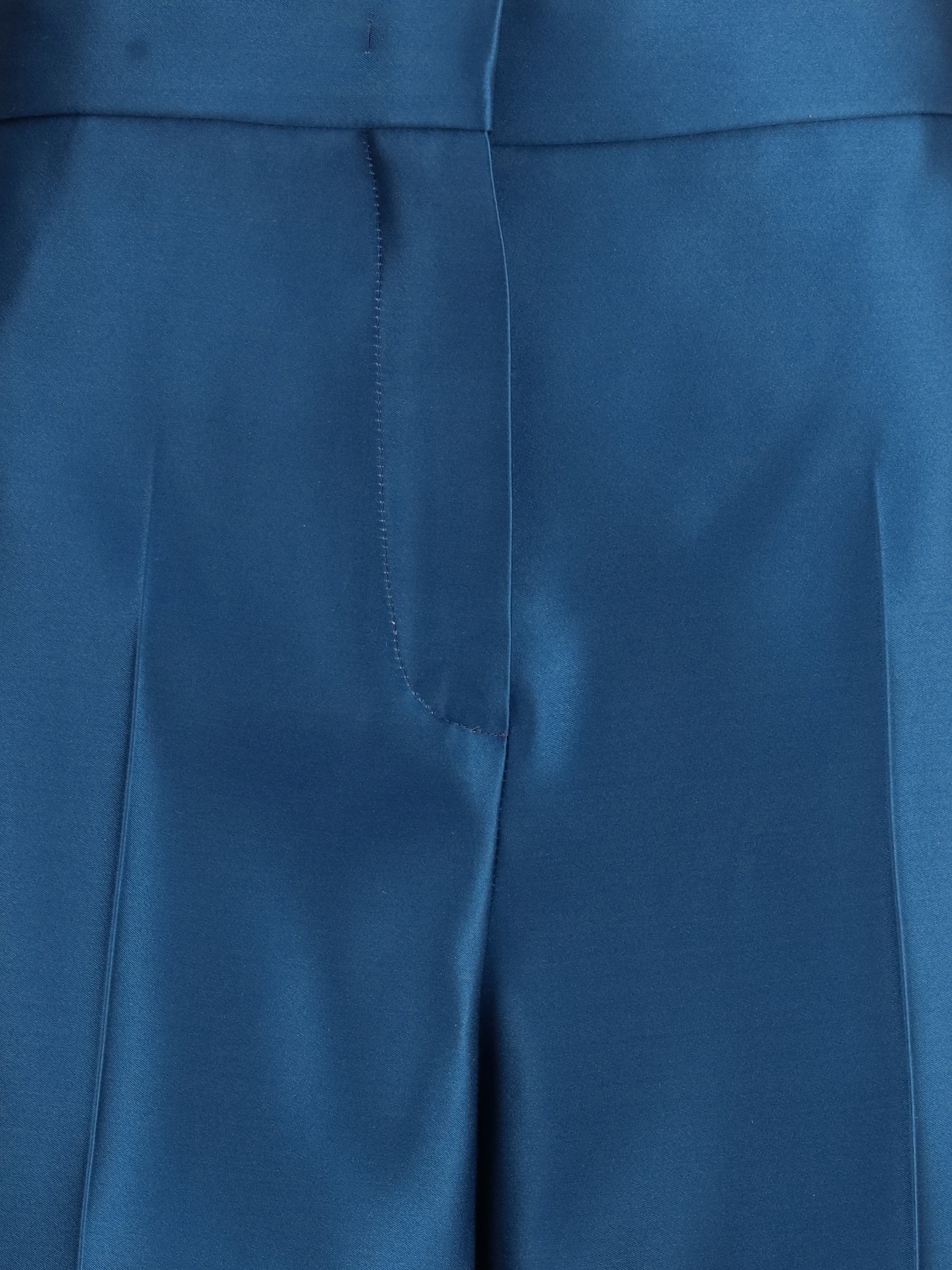 FENDI 40 duchesse silk trousers 