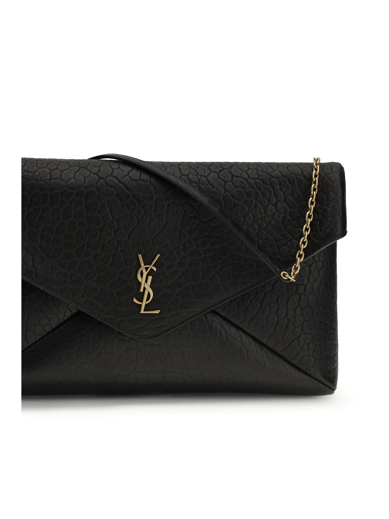 SAINT LAURENT OS cassandre clutch bag