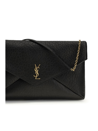 SAINT LAURENT OS cassandre clutch bag