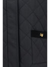 padded jacket with gancini buckles