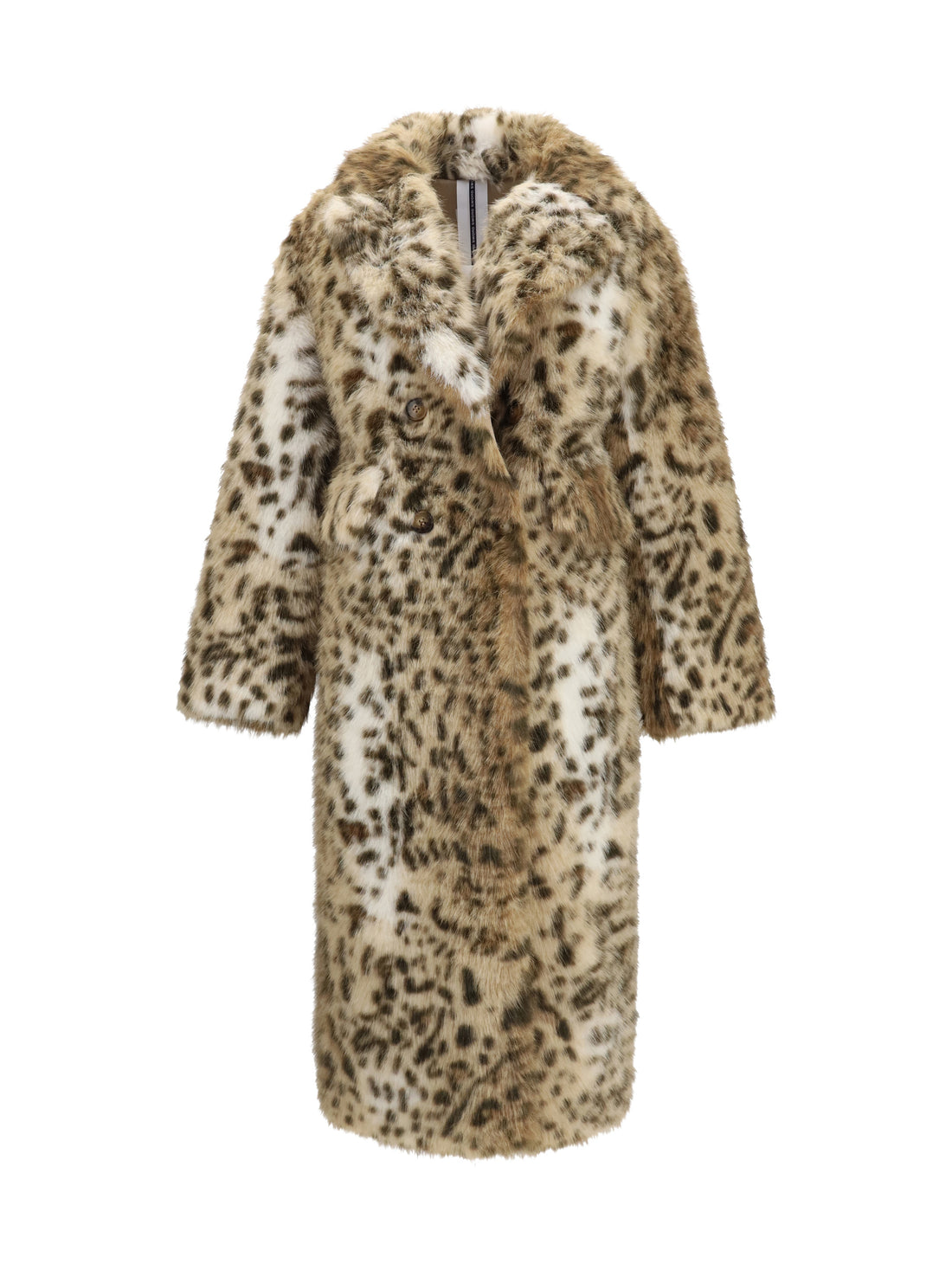 SWORD 6.6.44 38 leopard print faux fur coat