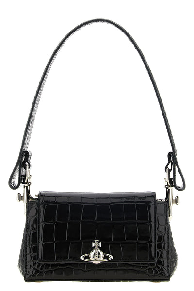 the vivienne westwood hazel small handbag stands out for its structured and co