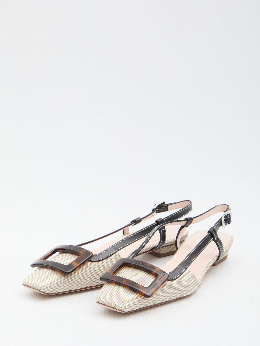 ROGER VIVIER 36 belle vivier slingback ballerinas