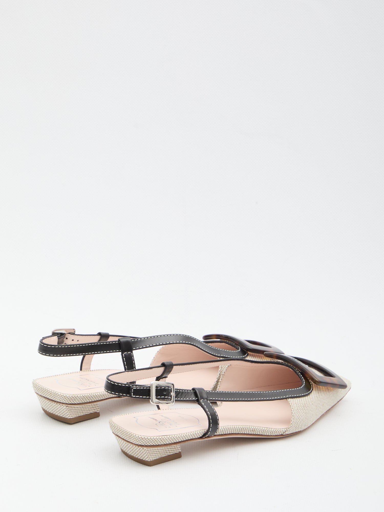 ROGER VIVIER 36 belle vivier slingback ballerinas