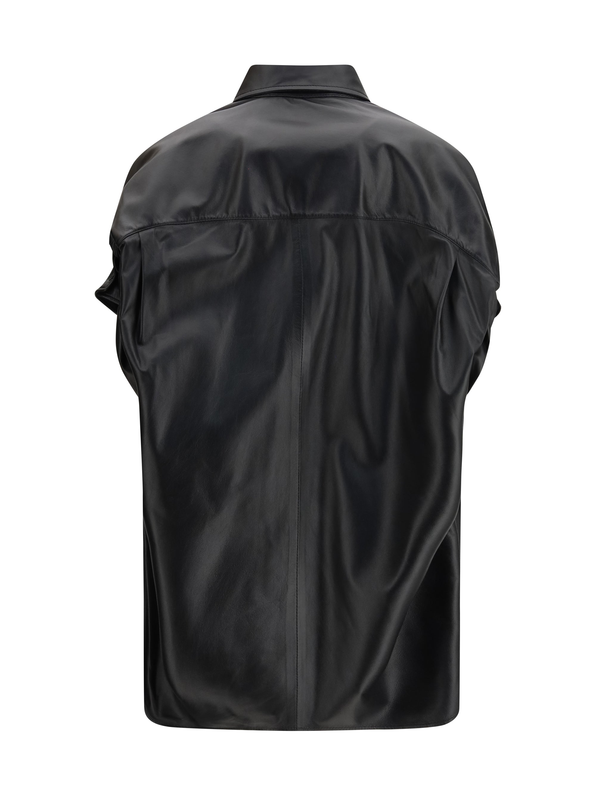 BALENCIAGA 36 tucked sleeves shirt 