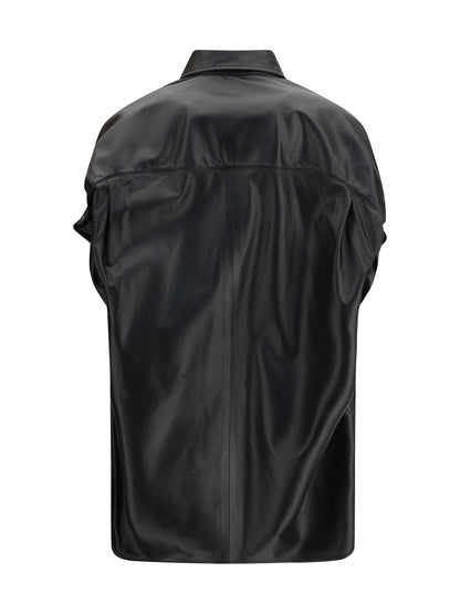 BALENCIAGA 36 tucked sleeves shirt 