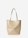 puzzle fold tote bag medium
