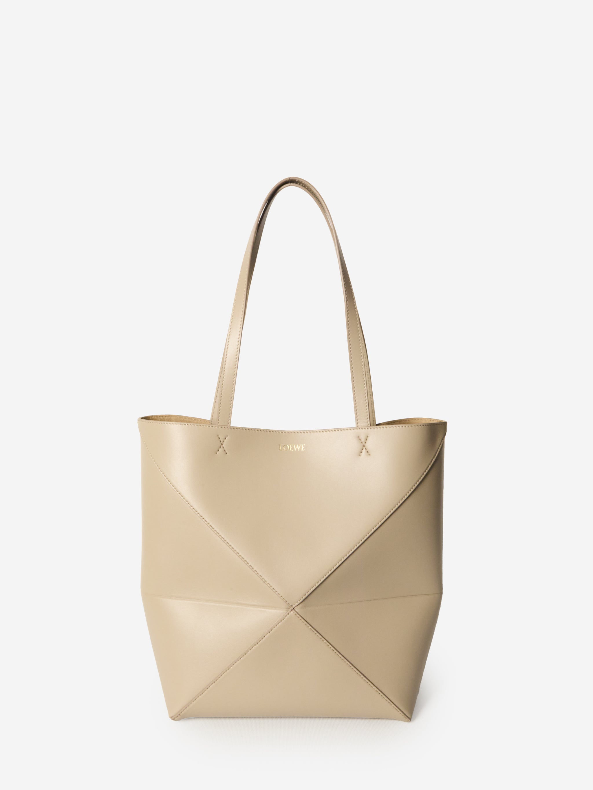 puzzle fold tote bag medium
