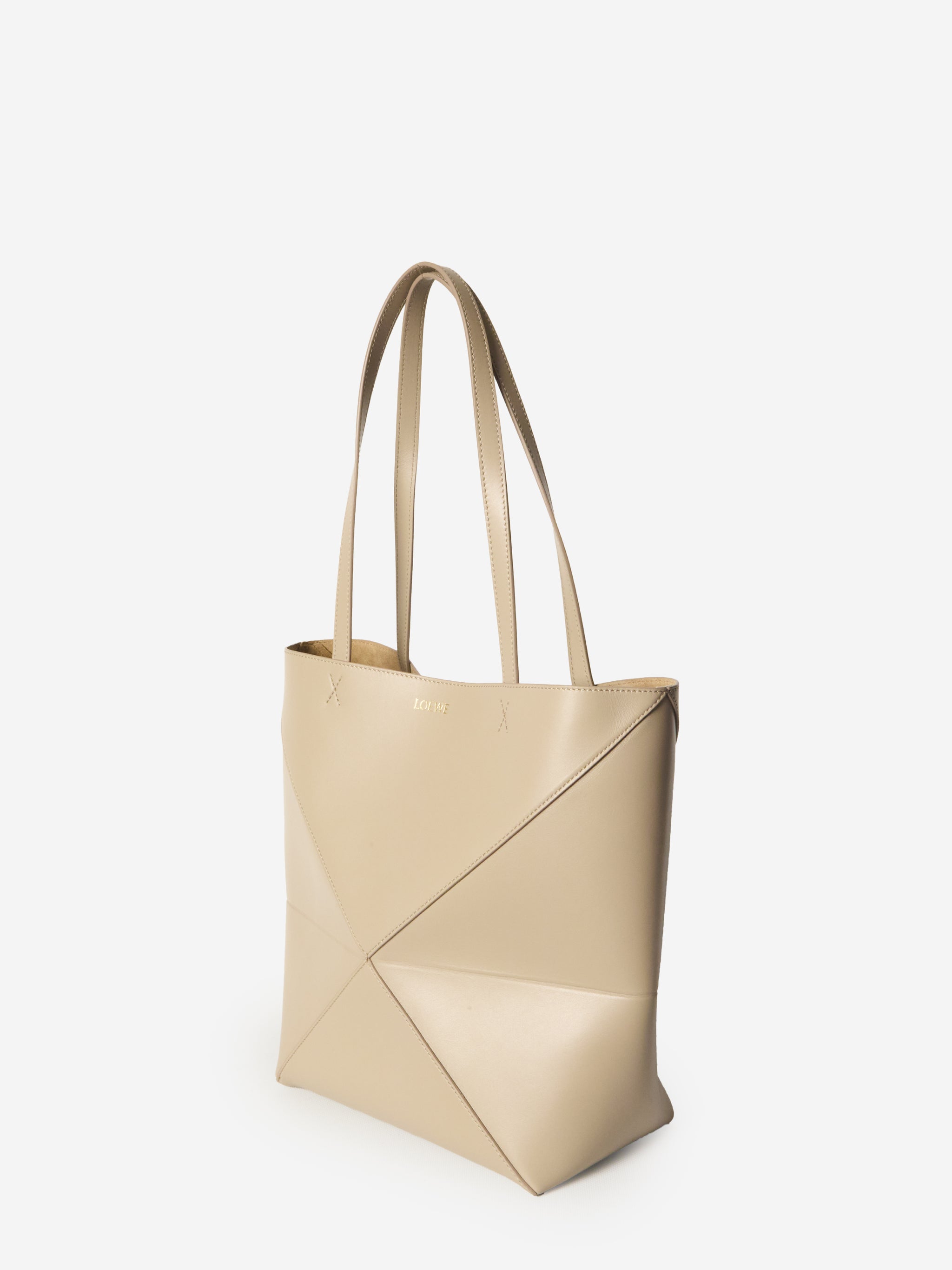 puzzle fold tote bag medium