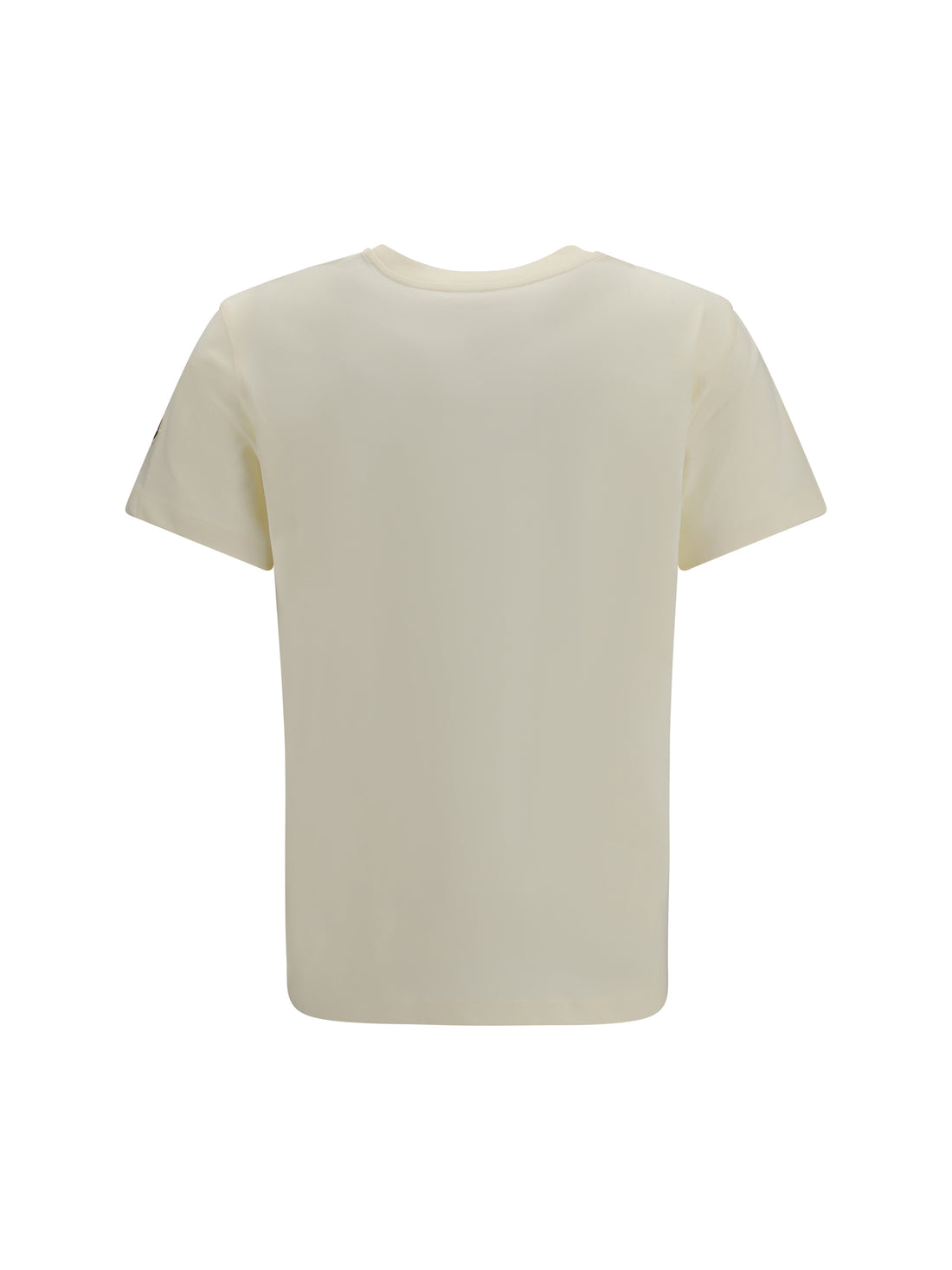 MONCLER M cotton t-shirt with a tone on tone embroidered logo