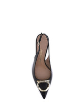 FERRAGAMO 5.5 gancini slingback pumps