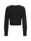 bea cropped wool cardigan
