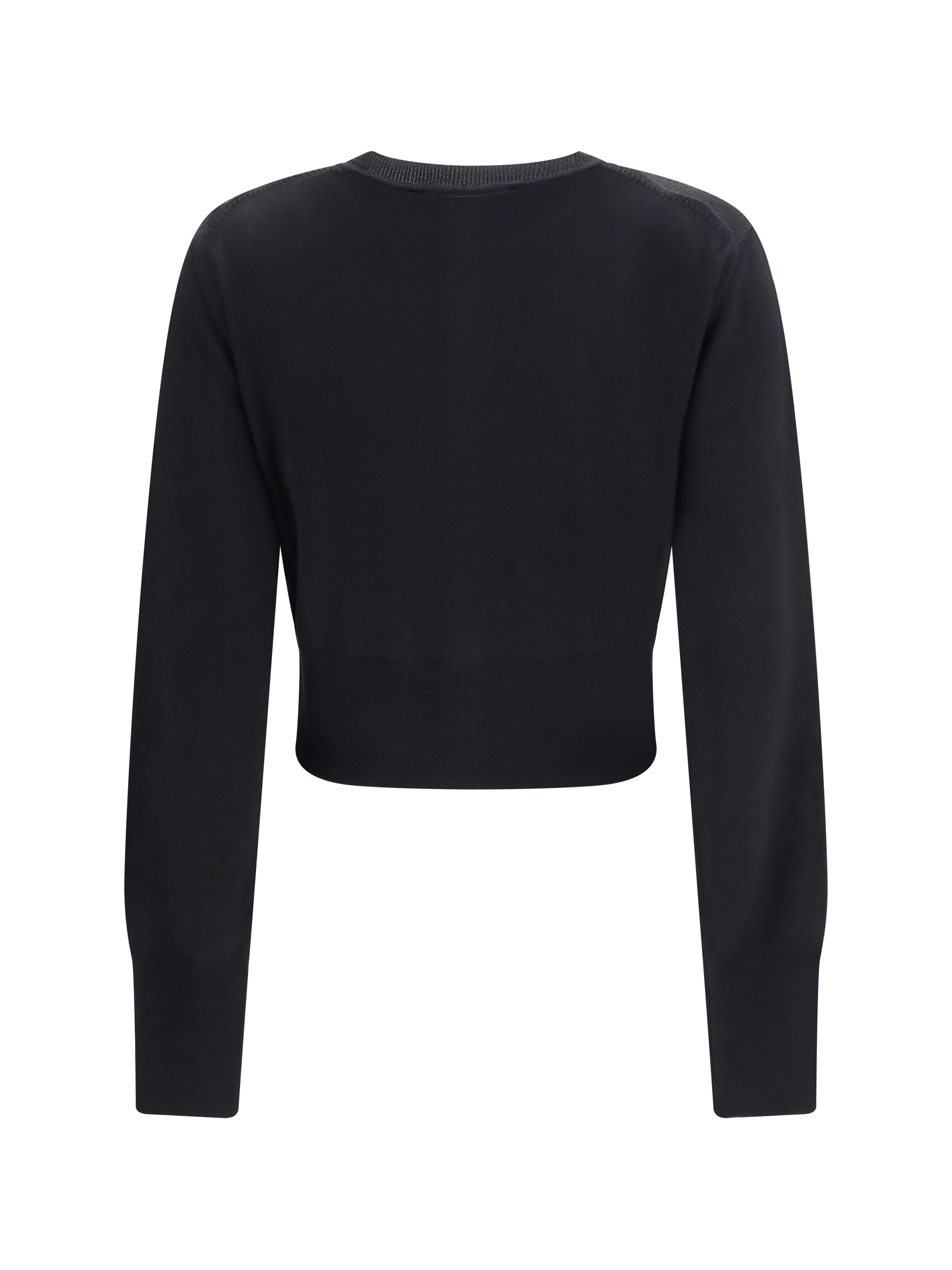 bea cropped wool cardigan