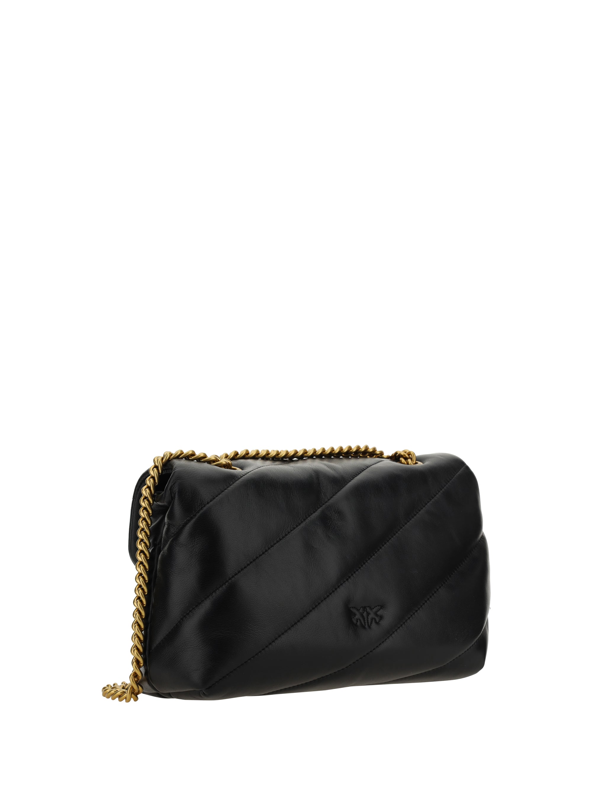 PINKO OS love classic leather shoulder bag