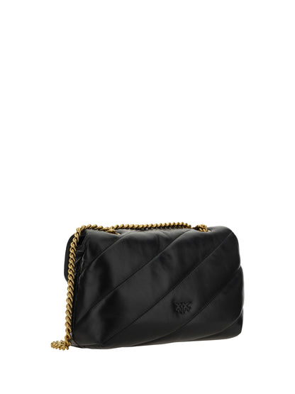 PINKO OS love classic leather shoulder bag