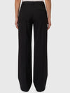 wide-leg frescolana trousers