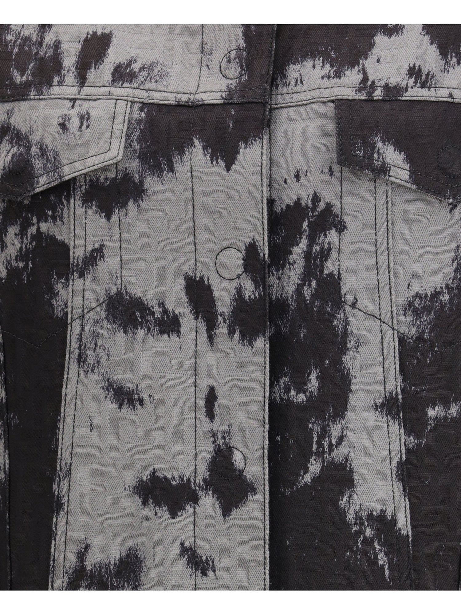 FENDI 38 ff animalier denim jacket