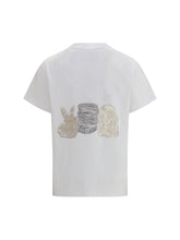 GANNI L animals print t-shirt