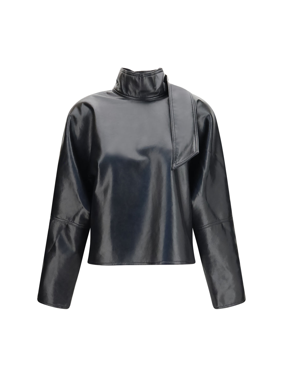 AGOLDE S kembra recycled leather top
