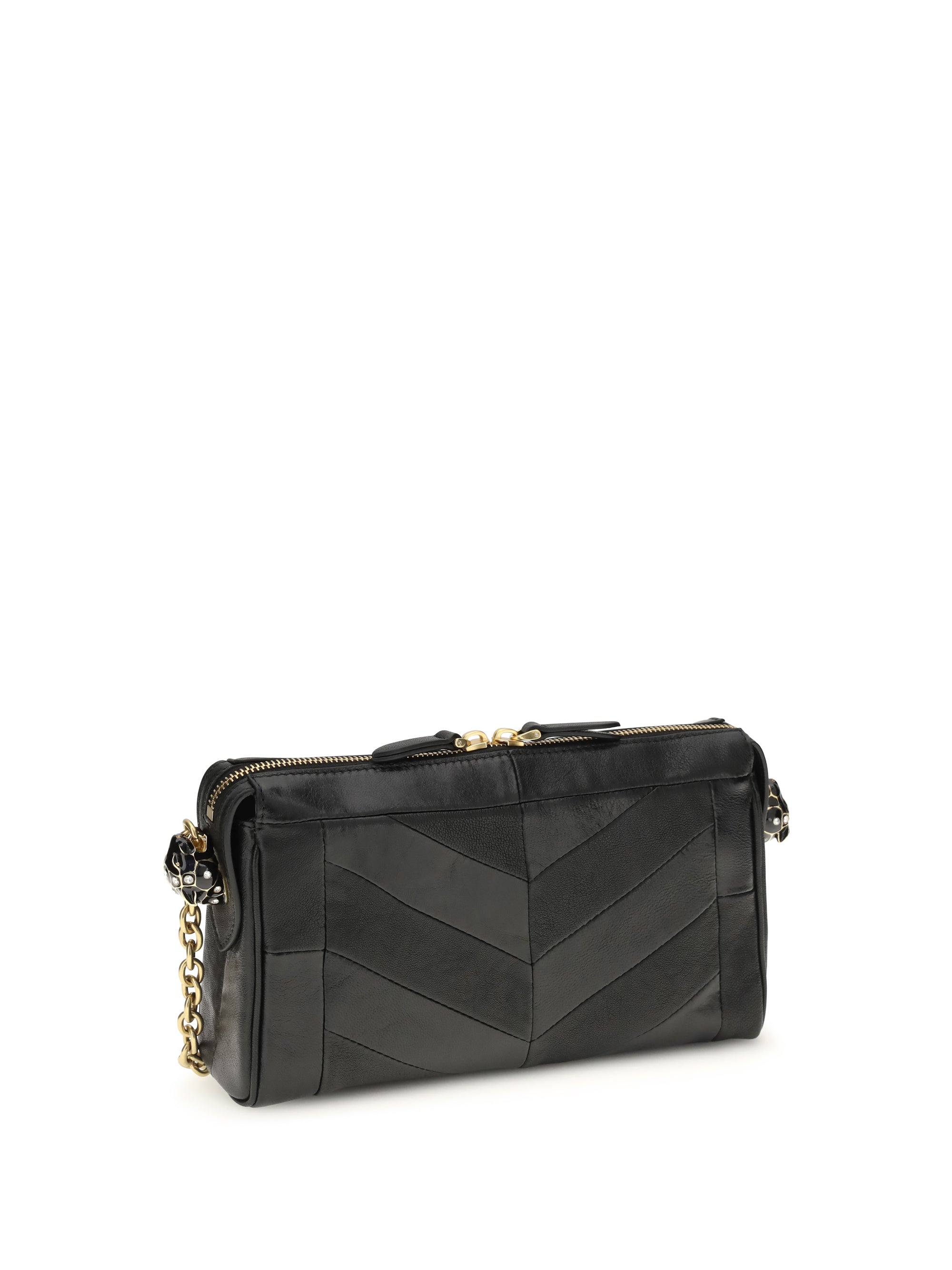 panthea small chevron shoulder bag