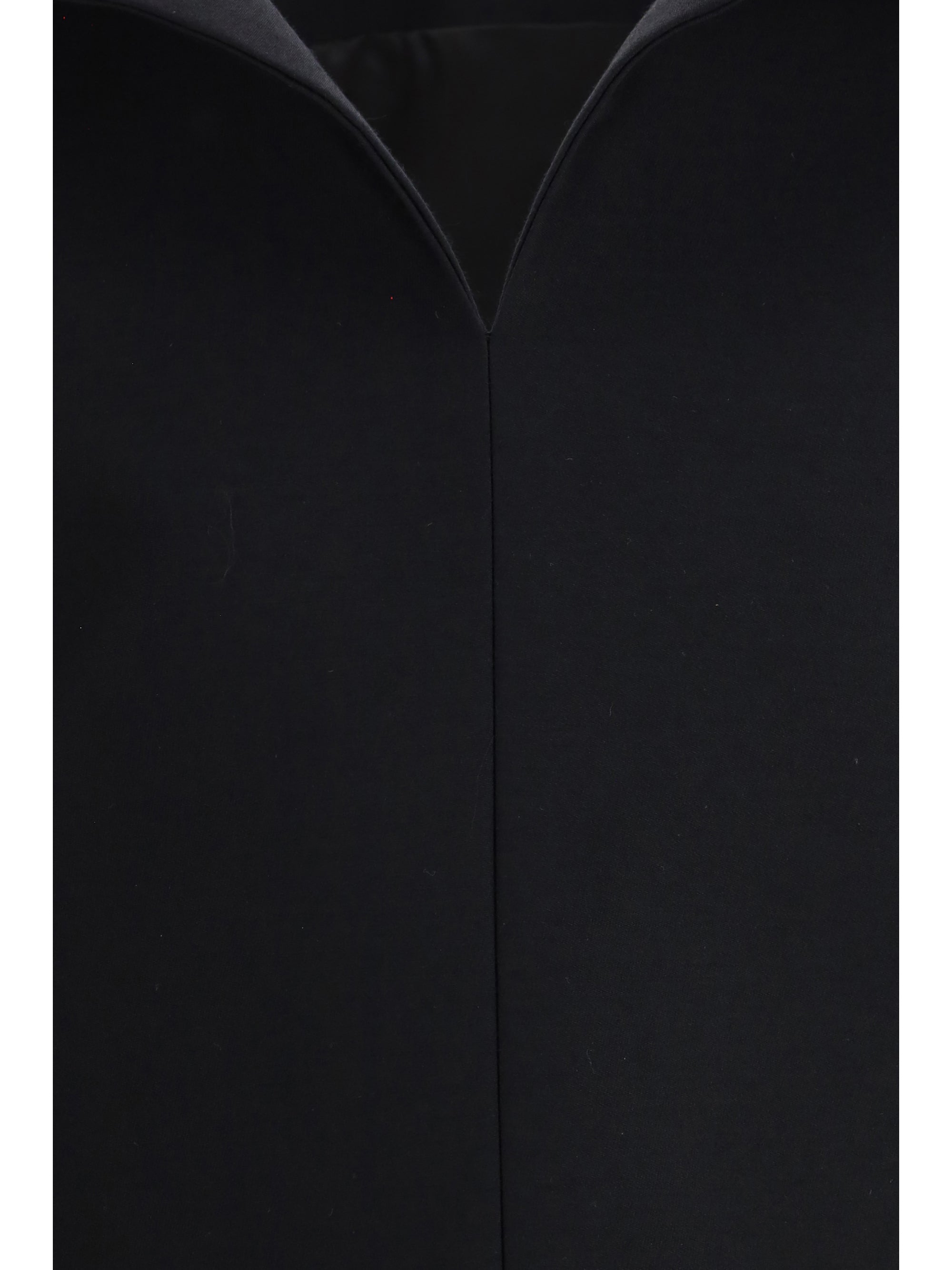 silk-blend strapless dress