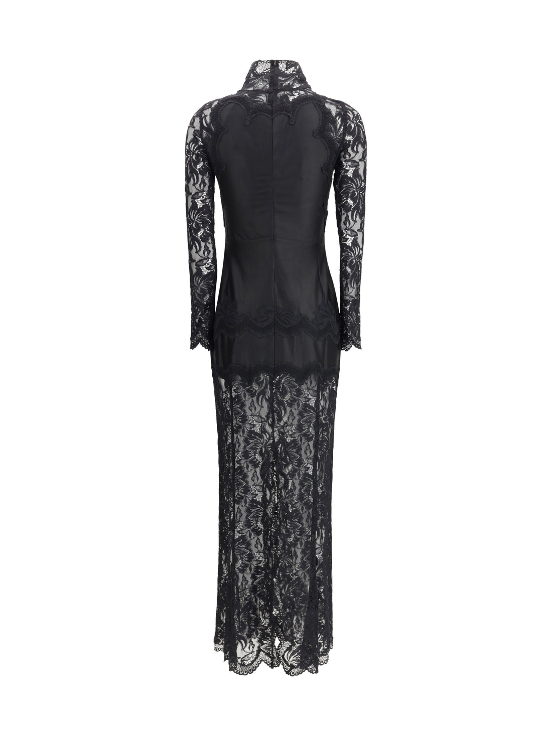 RABANNE 40 laced long dress 