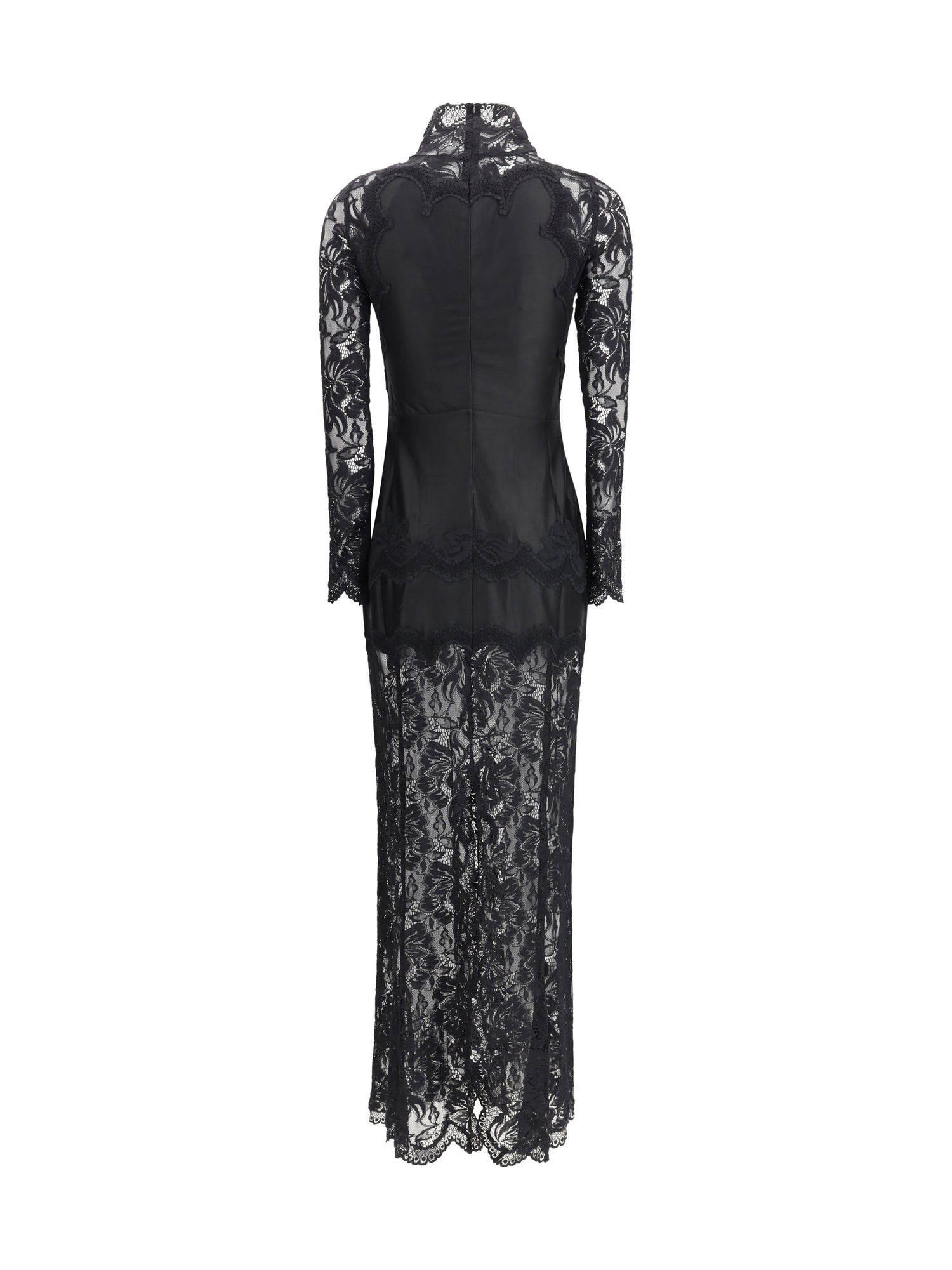 RABANNE 40 laced long dress 