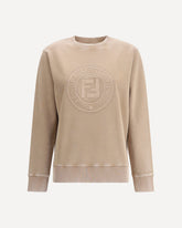 Fendi Logo Sweatshirt Brown