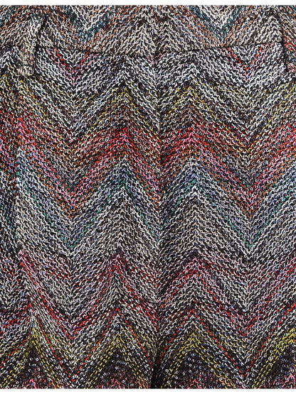 MISSONI 40 zigzag patterned pants