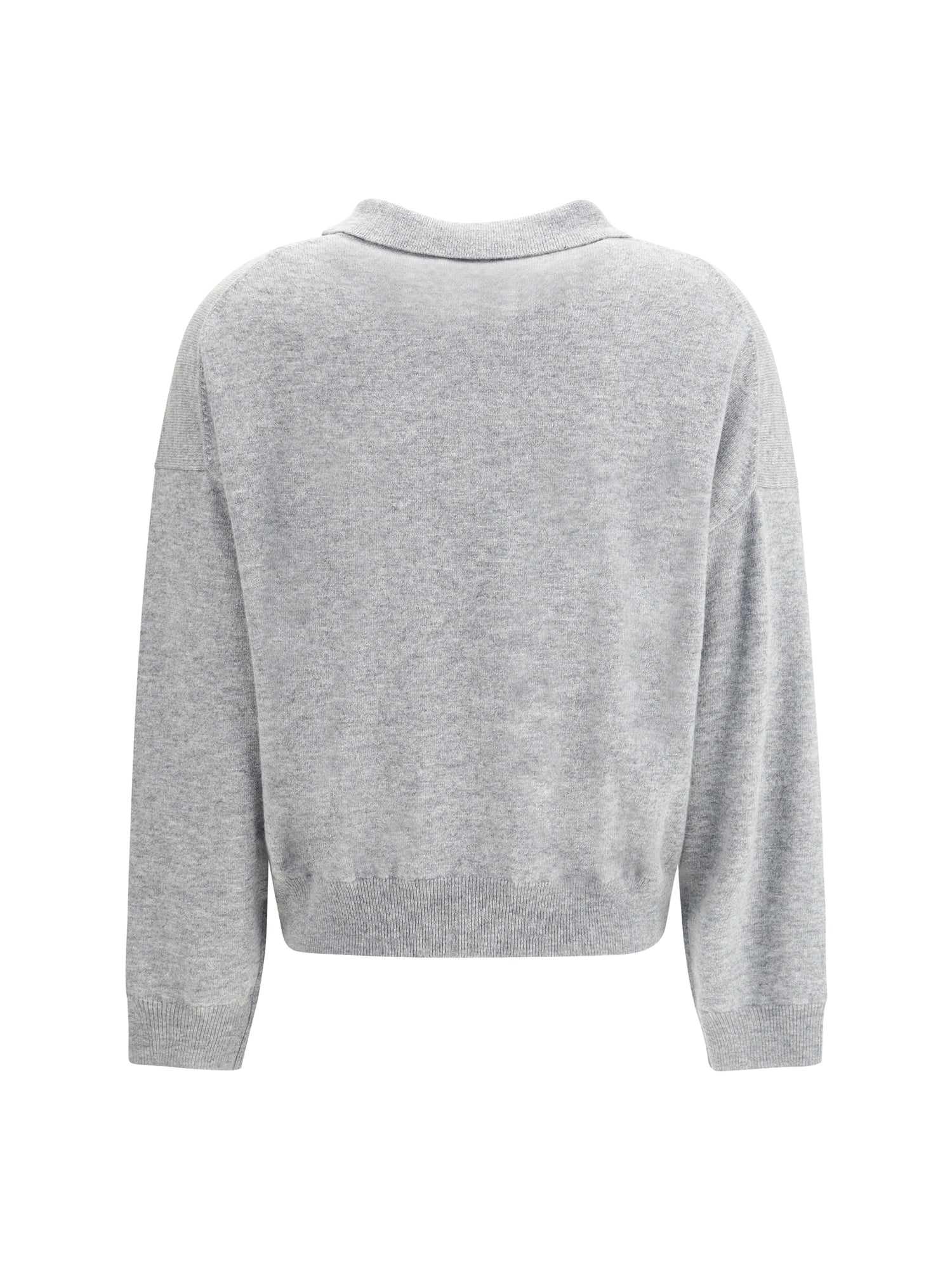 ALLUDE L wool polo sweater