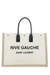 SAINT LAURENT Rive Gauche Natural Canvas Tote