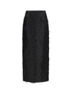 adepto long silk skirt