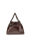 patent falabella shoulder bag
