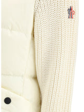 MONCLER GRENOBLE M high collar quilted long sleeve jacket