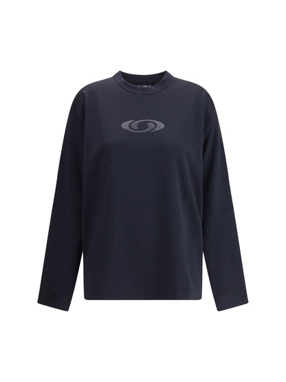 MM6 S salomon motomesh ls crewneck from the salomon x mm6 