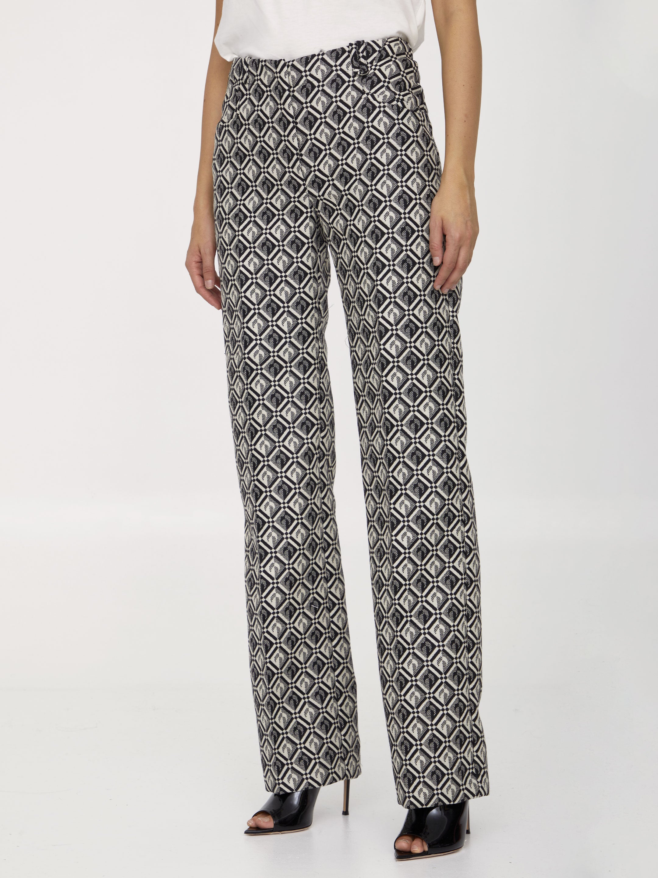 MARINE SERRE 40 moon diamant trousers