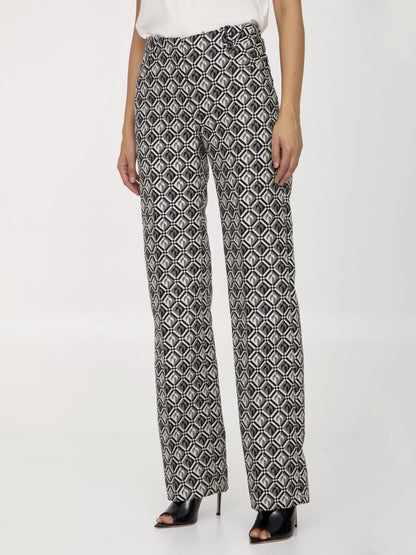 MARINE SERRE 40 moon diamant trousers