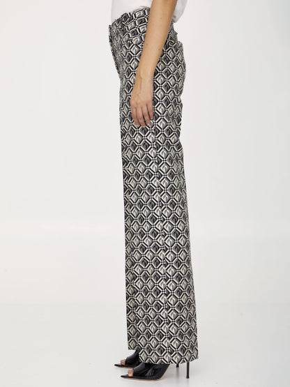 MARINE SERRE 40 moon diamant trousers