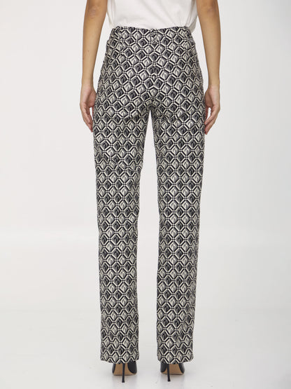 MARINE SERRE 40 moon diamant trousers
