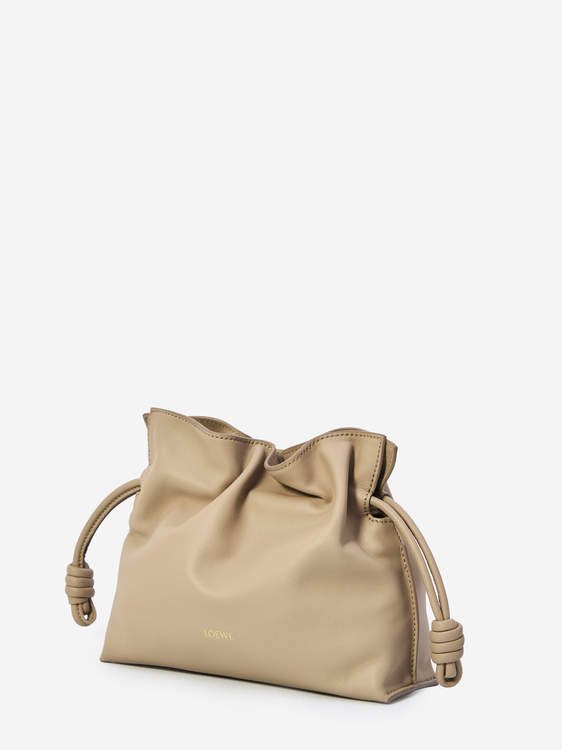LOEWE OS sand flamenco clutch mini bag