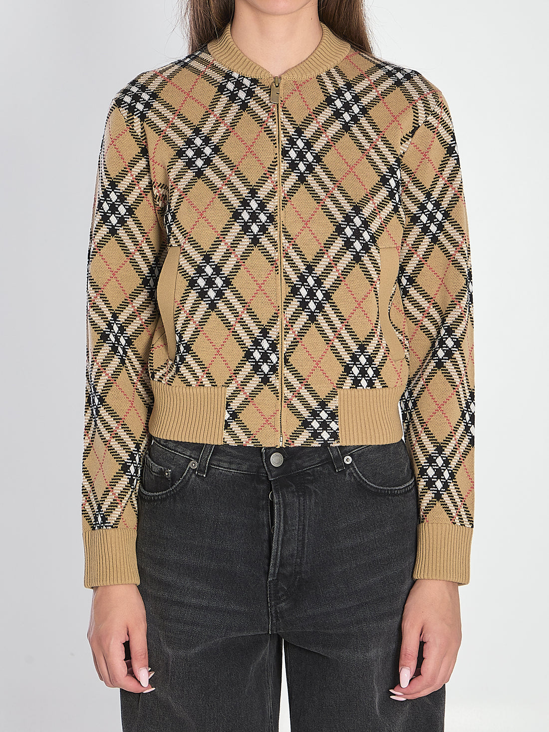 BURBERRY M check sweater